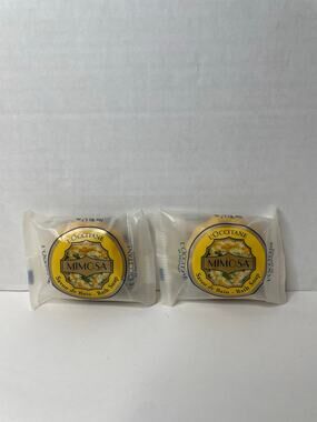 NEW L'Occitane MIMOSA Travel Soap 2 Pack